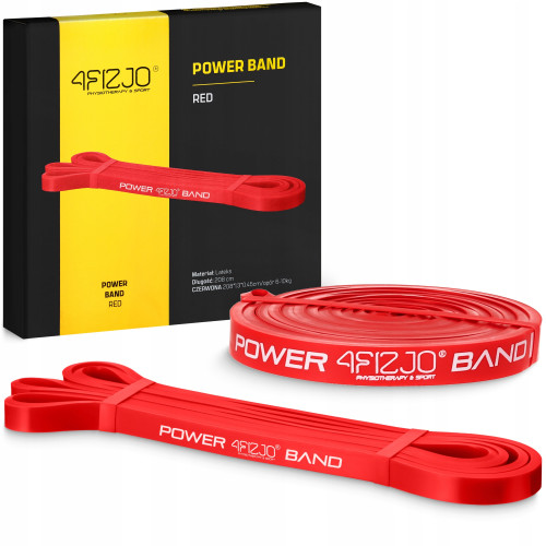 Купить Резинка для фитнеса  4FIZJO Power Band 13 мм 6-10 кг Red в Киеве - фото №1